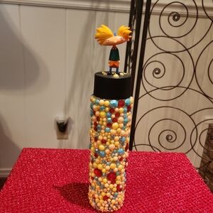 Vibrant Beaded Bottle